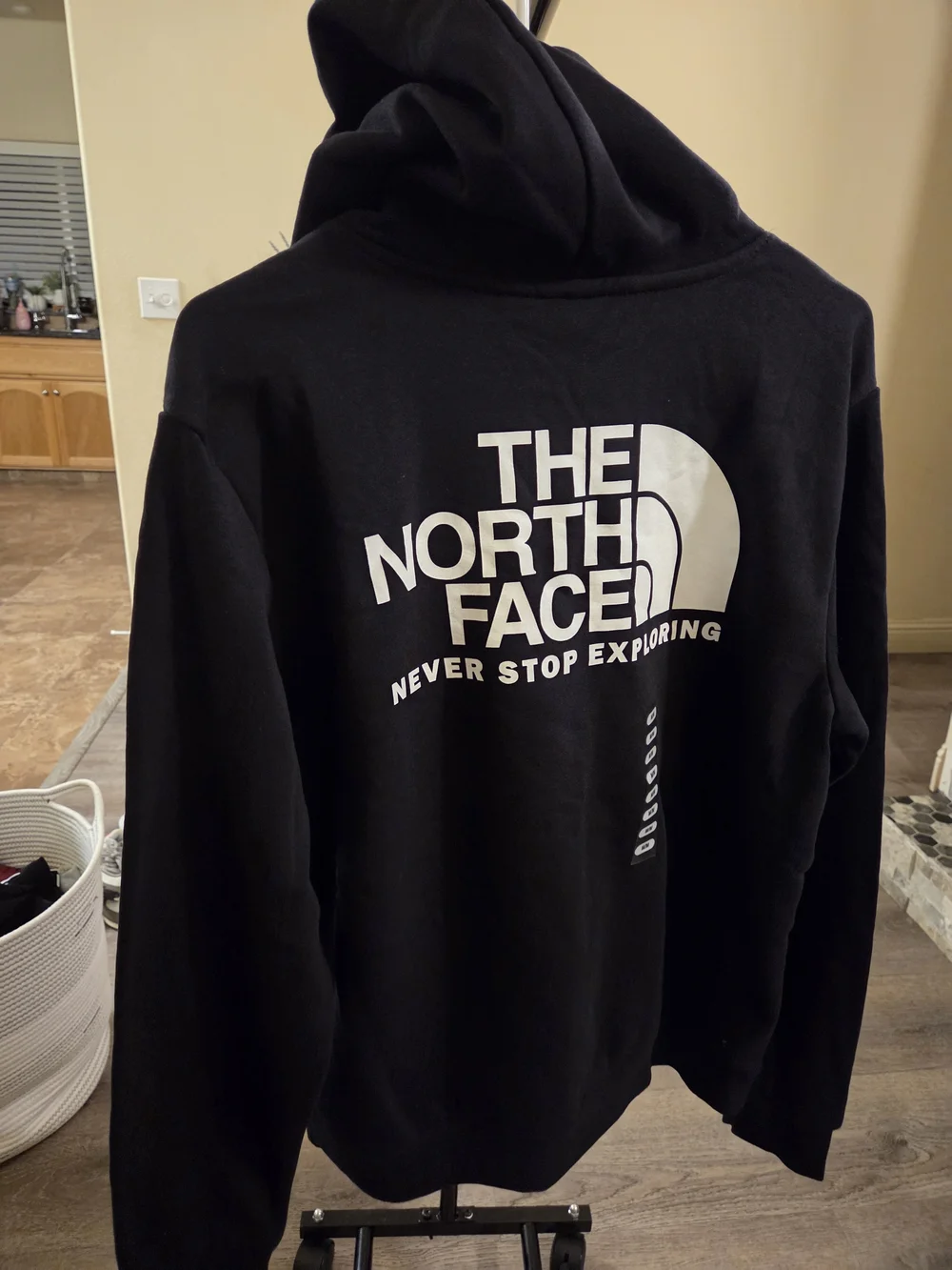 The North Face Men's Black Logo Hoodie - Never Stop Exploring